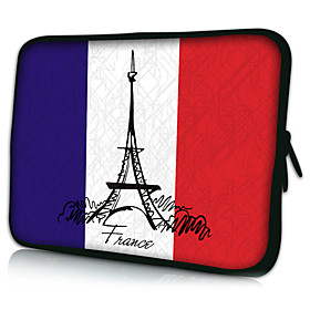 Hand Drawing France Neoprene Laptop Sleeve Case for 10-15