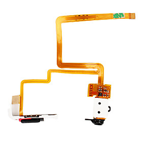 NEW Black Ear Audio Jack Port Flex Cable Repair Part for iPod Classic 80GB/120GB