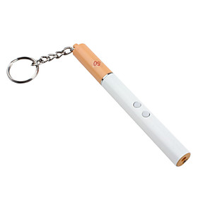 3-in-1 Cigarette Shaped Keychain with LED, Red Laser and Black Ball Pen