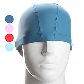MODOCO Swim Cap with PU Painting for Kids (Assorted Colors)