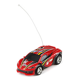 Wltoys 1:63 Mini Radio Control Racing Car (Black and Red)
