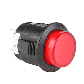 Push Button Switch for Vehicle DIY, Red/Blue