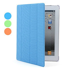 Auto Sleep PU Leather Case with Stand for The New iPad and iPad 2 (Assorted Colors)