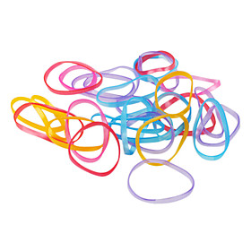 Durable Colorful TPU Rubber Band (30 Pieces)