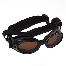Adjustable UV Protective Sunglasses for Dogs (M-L, Black)