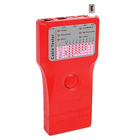 Handheld 5 in 1 RJ45 Cable RJ11  Cable USB A to B Cable BNC Cable and 1394 Cable Tester