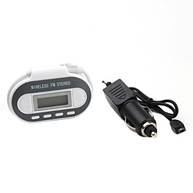 Full Range FM Transmitter with Digital Thermometer and USB Power Port