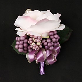 Gorgeous Satin / Cotton Free-form Boutonniere