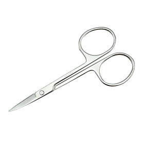 New Stainless Steel Eyebrow Hair Scissors Facial Trimming Tweezer