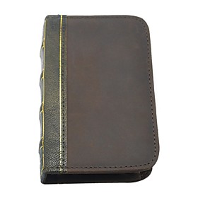 Book Style Genuine Leather Wallet for iPhone 4/4S