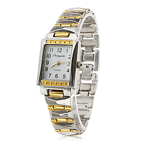 Women's Fashionable Style Alloy Analog Quartz Bracelet Watch (Multi-Colored)