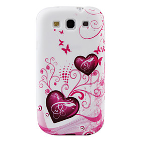 Colorful Lovely Heart Pattern TPU Case for Samsung Galaxy S3 I9300 (Multi-Color)