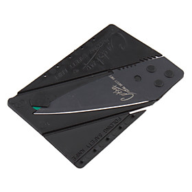 Credit Card Shape Folding Knife (Black)
