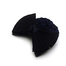 Gorgeous Cotton Bow Daily Wear Bun Hairnet