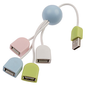 4-Port USB 2.0 Hub (Can Drive 2 Hard Disk with 1TB Memory Each)