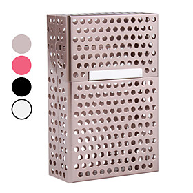 Aluminium Hollow Cigarette Case (Holds 20 Cigarettes, Assorted Colors)