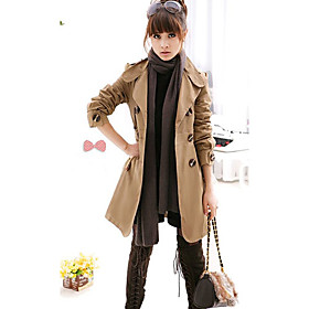 Classic Double Breasted Trench Coat