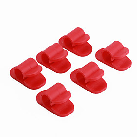 Adhesive Backing Cable Organizer (6-Pack)