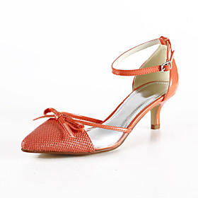Leatherette Kitten Heel Pointy Toe/ Sandals Wedding Shoes(More Colors)