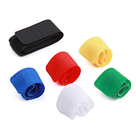Multi-Colored Velcro Cable Management Organizer (6-Pack)