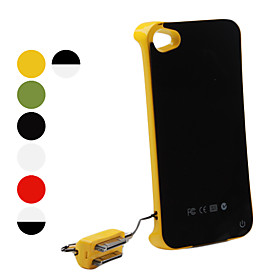 Backup Power Supply for iPhone 4 and 4S(1800mAh, Assorted Colors)