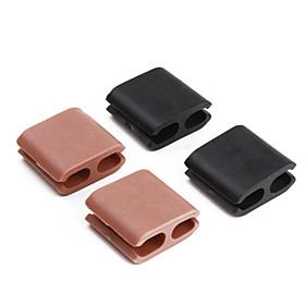 Rubber Cord Cable Management Organizer (4-Pack)