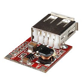 USB DC-DC Converter 3V to 5V 1A Adjustable Step-up Power Supply Module