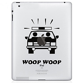 Car Pattern Protective Sticker for The New iPad and iPad 2