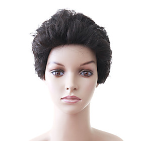 Capless Short High Quality Mixed Hair Chestnut Brown Women's Hair Wig
