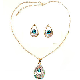 Beatiful Alloy With Crystal India Princess Women's Jewelery Set Including Necklace,Earrings (More Colors)
