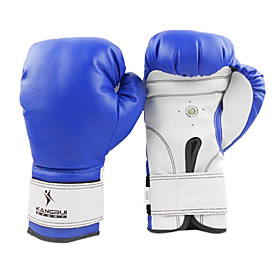 Leather Full Finger Professional Boxing Gloves