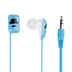 Magician In-Ear Earphones with Extra Earbuds (Blue)