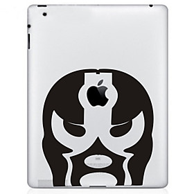 Mask Pattern Protective Sticker for The New iPad and iPad 2