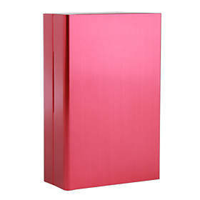 Aluminium Sliding Closure Cigarette Case (Holds 20 Cigarettes)