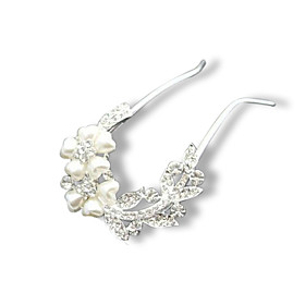 Elegant Alloy With Imitation Pearl/Rhinestone Wedding/Special Occasion Hair Combs/Headpiece