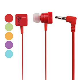 Line Teaser Pattern In-Ear Earphones (Assorted Colors)