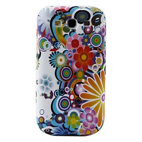 Colorful Pattern TPU Case for Samsung Galaxy S3 I9300 (Multi-Color)