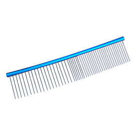 Colorful Stainless Steel Grooming Comb for Dogs, Cats