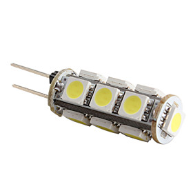G4 13x5050 SMD White Light LEB Bulb for Car Lamps (DC 12V)