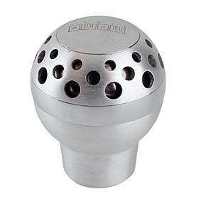 YG-0504 Aluminum Universal Round Car Gear Shift Stick Knob Momo (Silver)