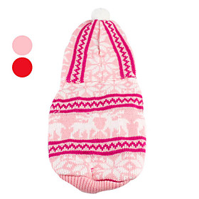 Christmas Style Hooded Sweater for Dogs (XS-XL, Assorted Colors)