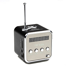 LED Screen Stylish Multi-functional Mini Speaker with FM Radio