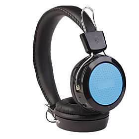 MP3 FM Card Read Wireless Headphone with TF Card Slot(Orange,Blue)