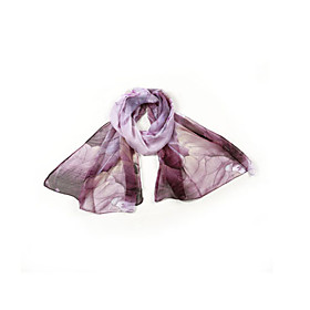 Elegant Silk With Pattern Daily Wear/Honeymoon Scarf/Shawl