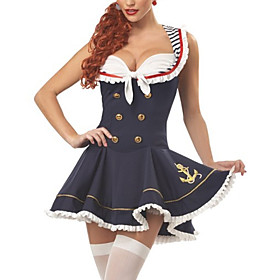Sexy  Sailor Uniform Fancy Halloween Costume (2Pieces)