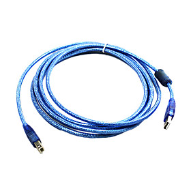 100% Copper 128 USB2.0 AM to BM Printer Cable with Magnetic loop (3 m)