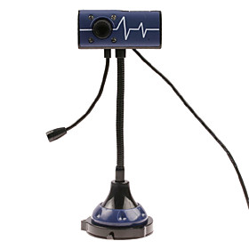 Plug-and-Play HD 8.0 Megapixels PC Webcam with Mic