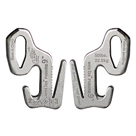 Nite Ize Carabiner Rope Tightener (Black/Silver)