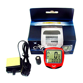 Digital LCD Waterproof Bike Computer Bicycle Speedometer