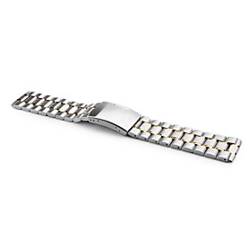 Unisex Stainless Steel Watch Band 22MM (Silver)